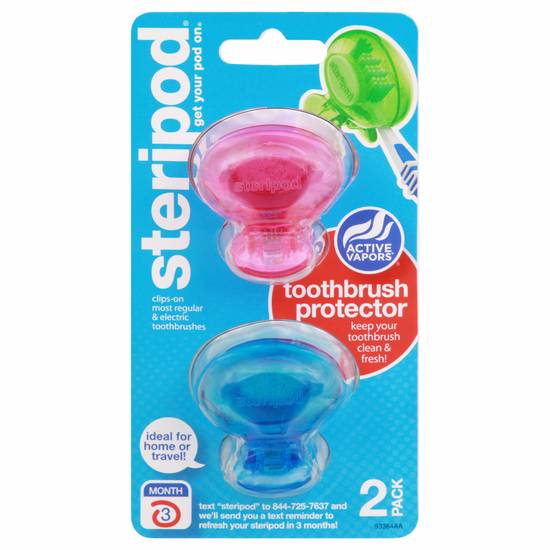 Steripod Toothbrush Protector (2 ct)