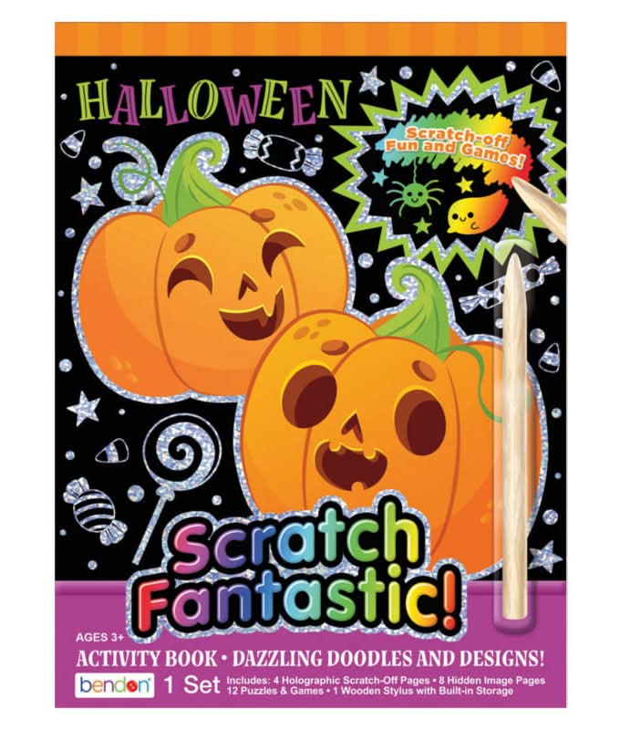 Bendon Scratch Fantastic! Halloween Activity Book Set 3+ Years