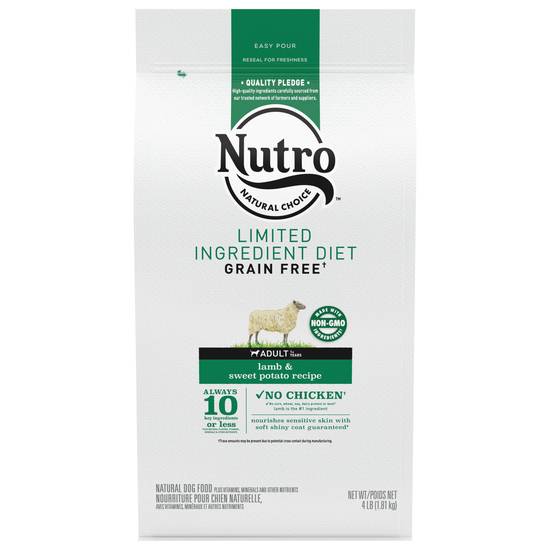 Nutro Natural Choice Adult 1+ Years Lamb & Sweet Potato Recipe Dog Food