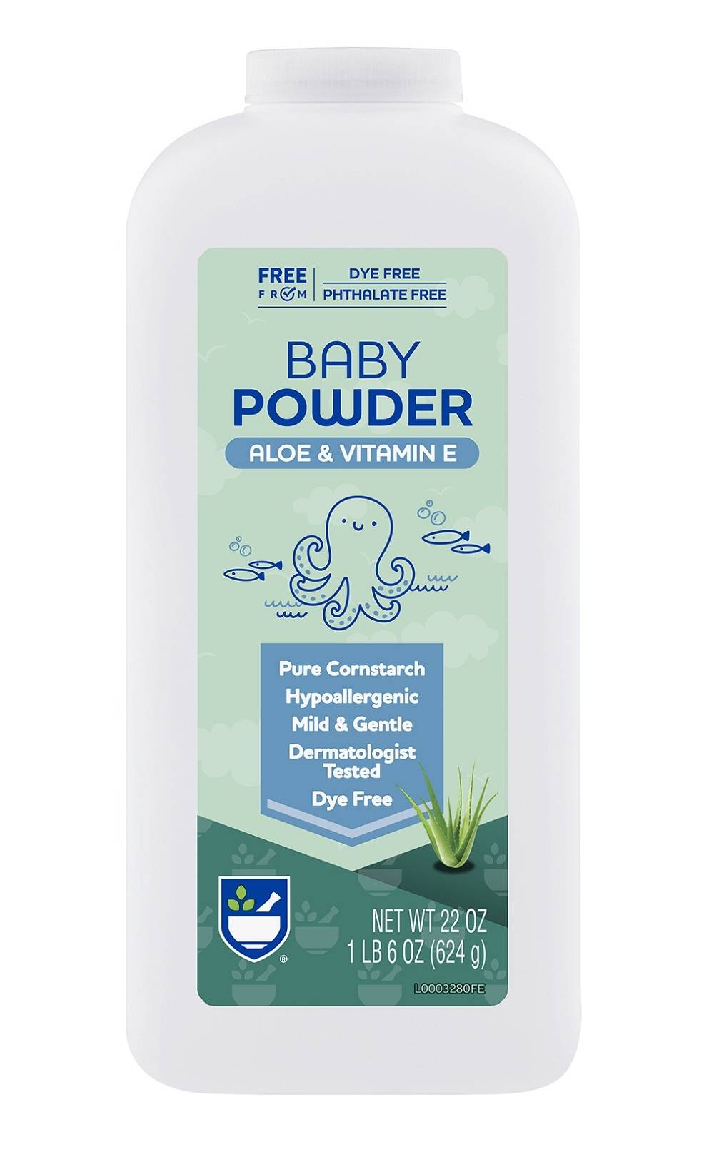 Rite Aid Tugaboos Cornstarch Baby Powder Fresh Scent (22 oz)