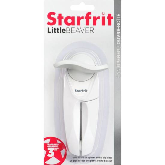 Starfrit ouvre-boîte little-beaver (1 unité, blanc) - little beaver can opener (1 unit)