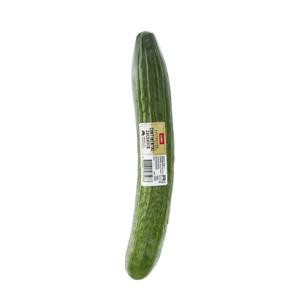 Coles Continental Cucumbers Loose 1 each