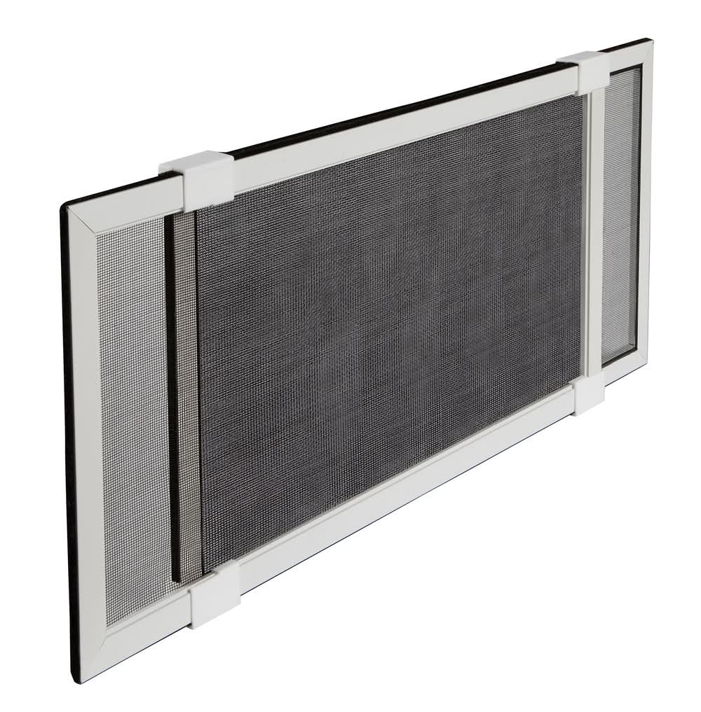 M-D Adjustable 37-in x 10-in White Fiberglass Frame Window Screen | 14186