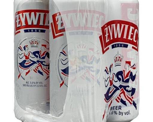 ZYWIEC BEER CANS 4X500ML