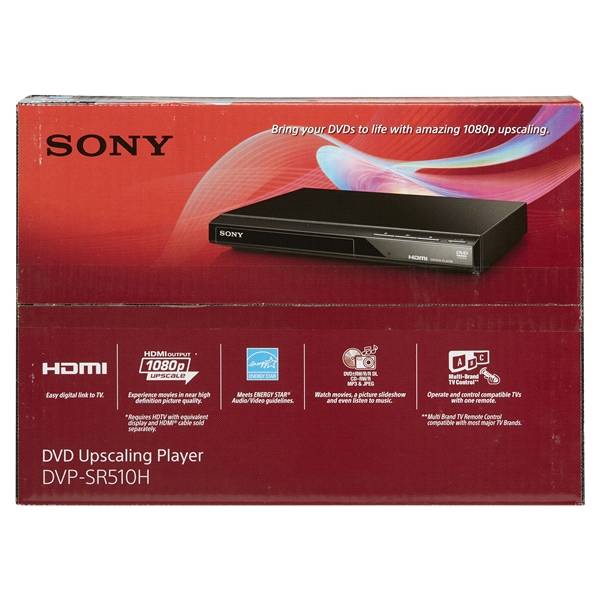 Sony DVPSR510H 1080p Upscaling DVD Player