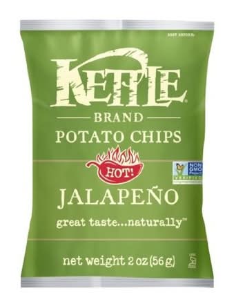 Kettle Brand  Potato Chips Jalapeno 2 oz Bag