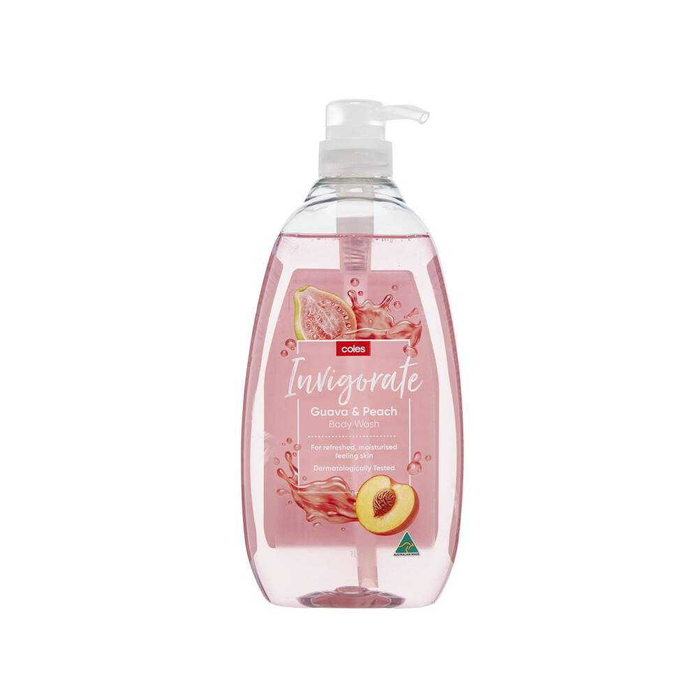 Coles Body Wash, Guava-Peach