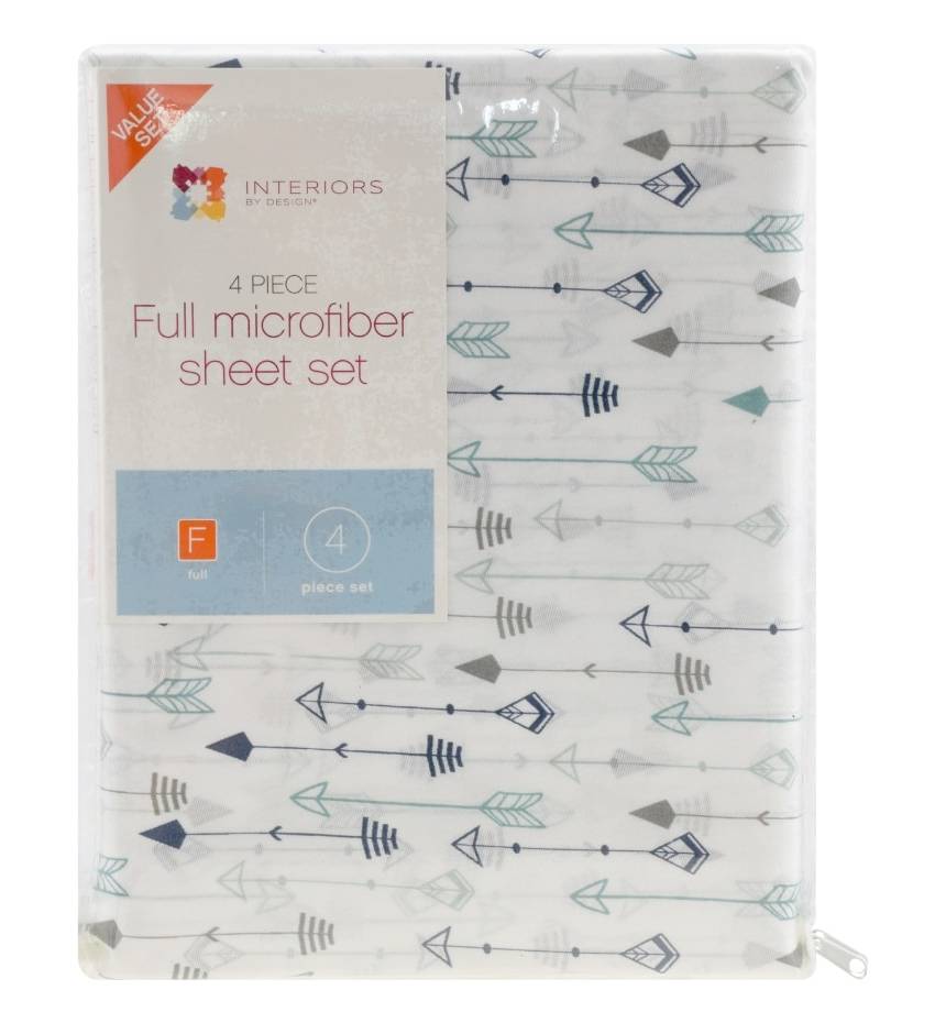 Interiors by Design Microfiber Sheet Sets, Full (4 ct)