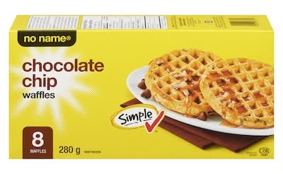 No Name Gaufres, Brisures De Chocolat / Chocolate Chips Waffles 280.0 G