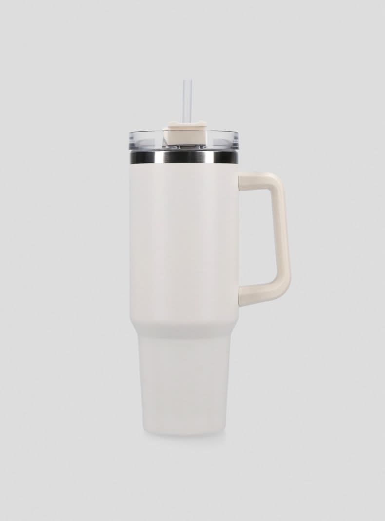Opposi botella de agua térmica tumbler blanco tu