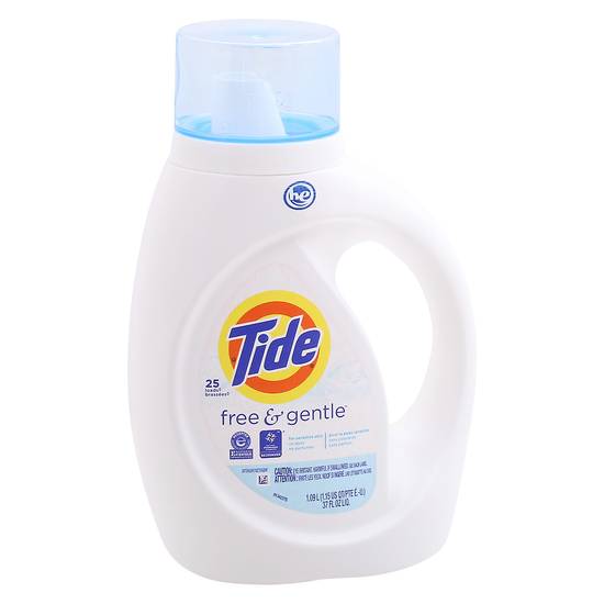 Tide Free & Gentle Detergent (37 fl oz)