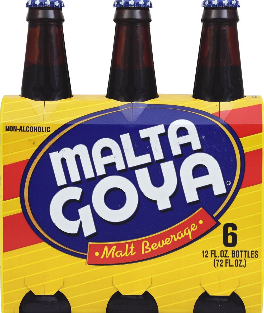 Goya Malta Non-Alcoholic Beer (6 x 12 fl oz)