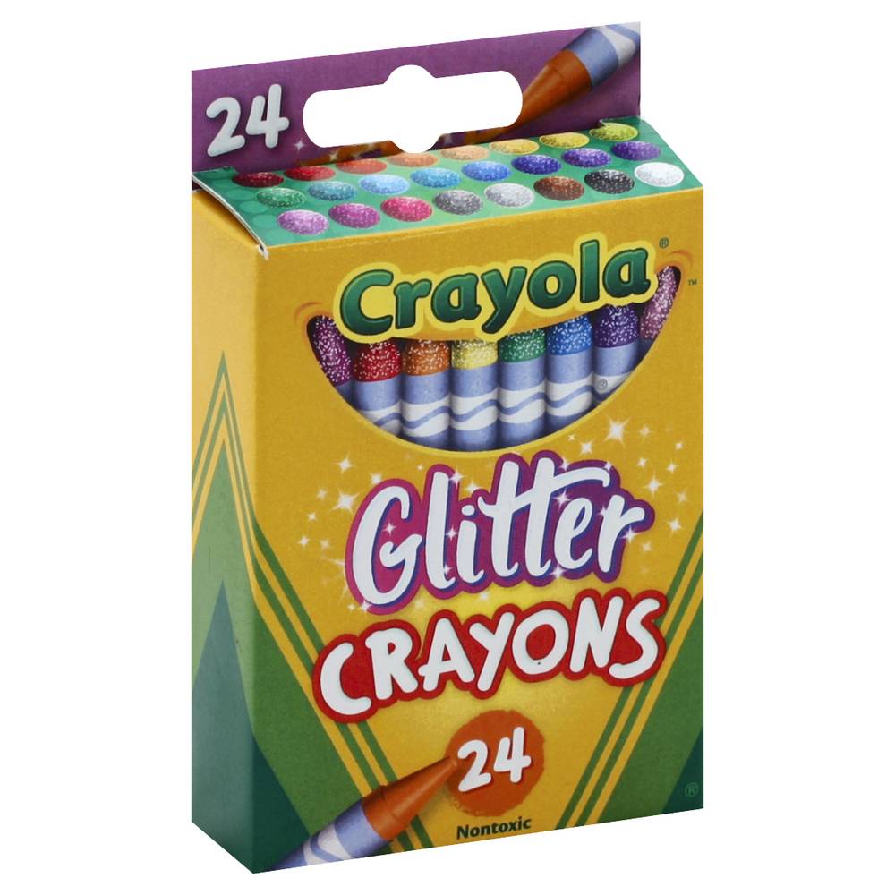 Crayola Glitter Crayons (24 ct)