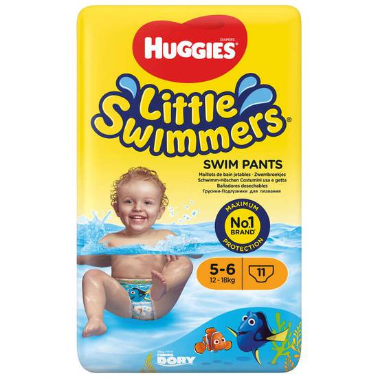 Couche bébé - Little swimmers - Maillot de bain jetable - Taille 5/6 - 12-18kg