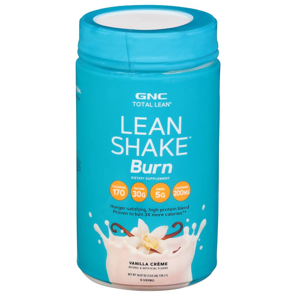 GNC Total Lean Vanilla Creme Burn Shake (26.07 fl oz)