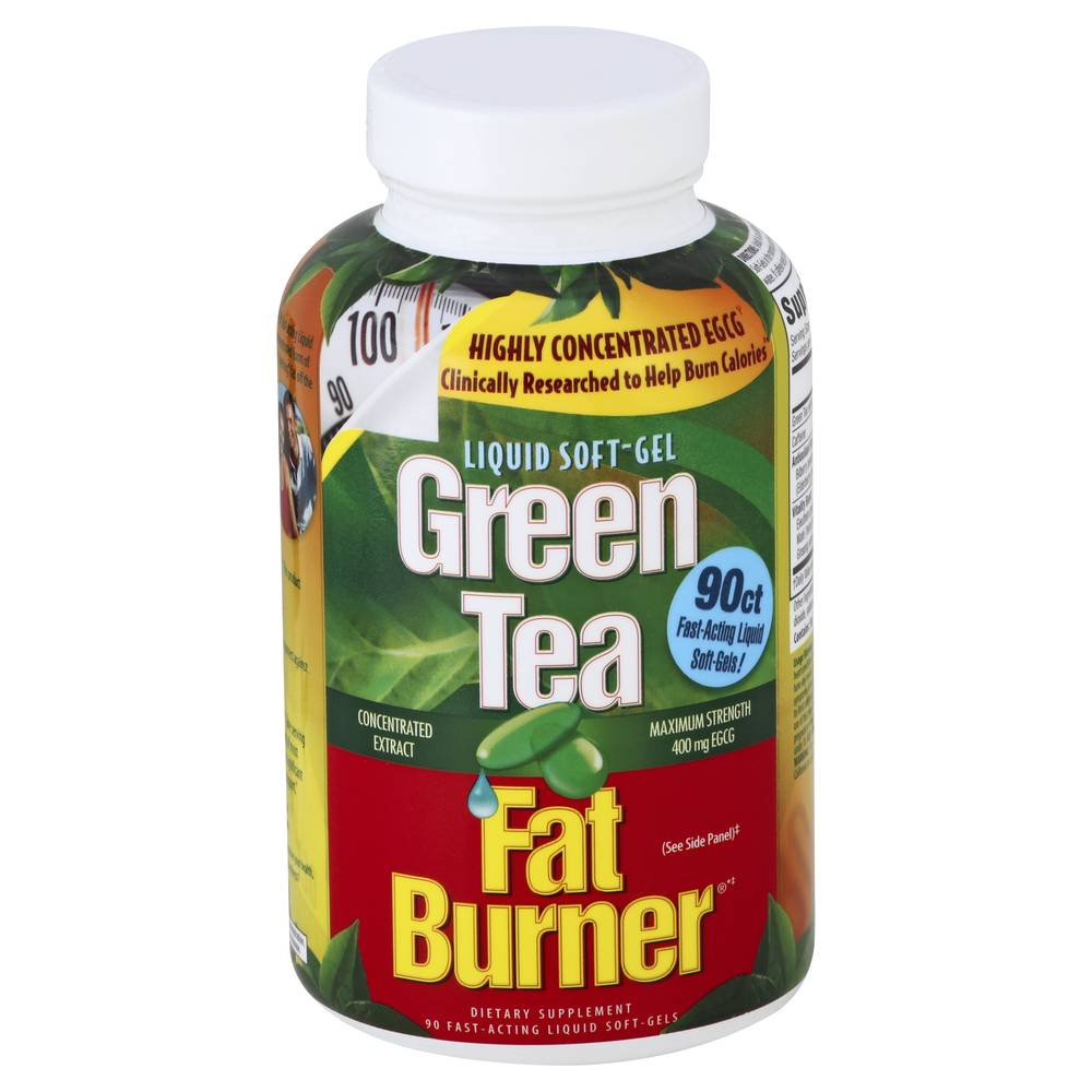 Applied Nutrition Green Tea Fat Burner Maximum Strength 400mg Liquid Softgels (6.4 oz)