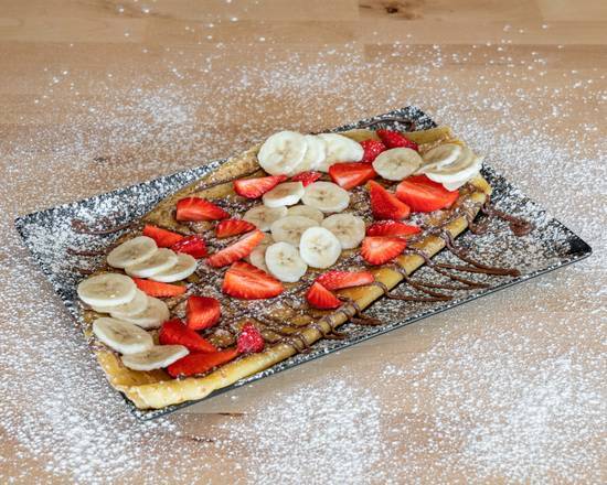 Crepe de Fruta com Nutella