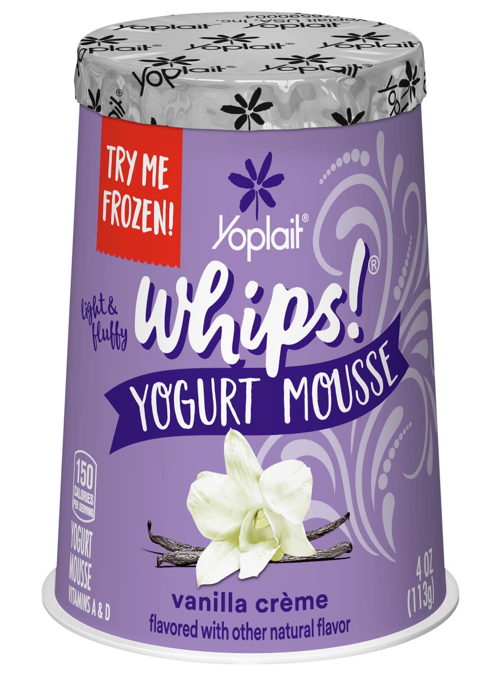 Yoplait Whips Vanilla Creme Yogurt Mousse (4 oz)