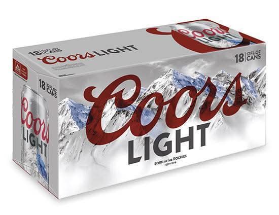 Coors Light, 18pk-12 oz Can Beer (4.2% ABV)