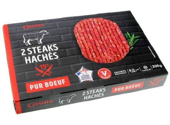 Casino - Steaks hachés pur boeuf15%mg (2)