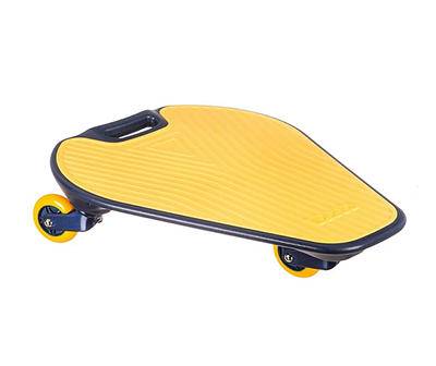 Yellow One2Go Wiggleboard 3-Wheel Balance Board