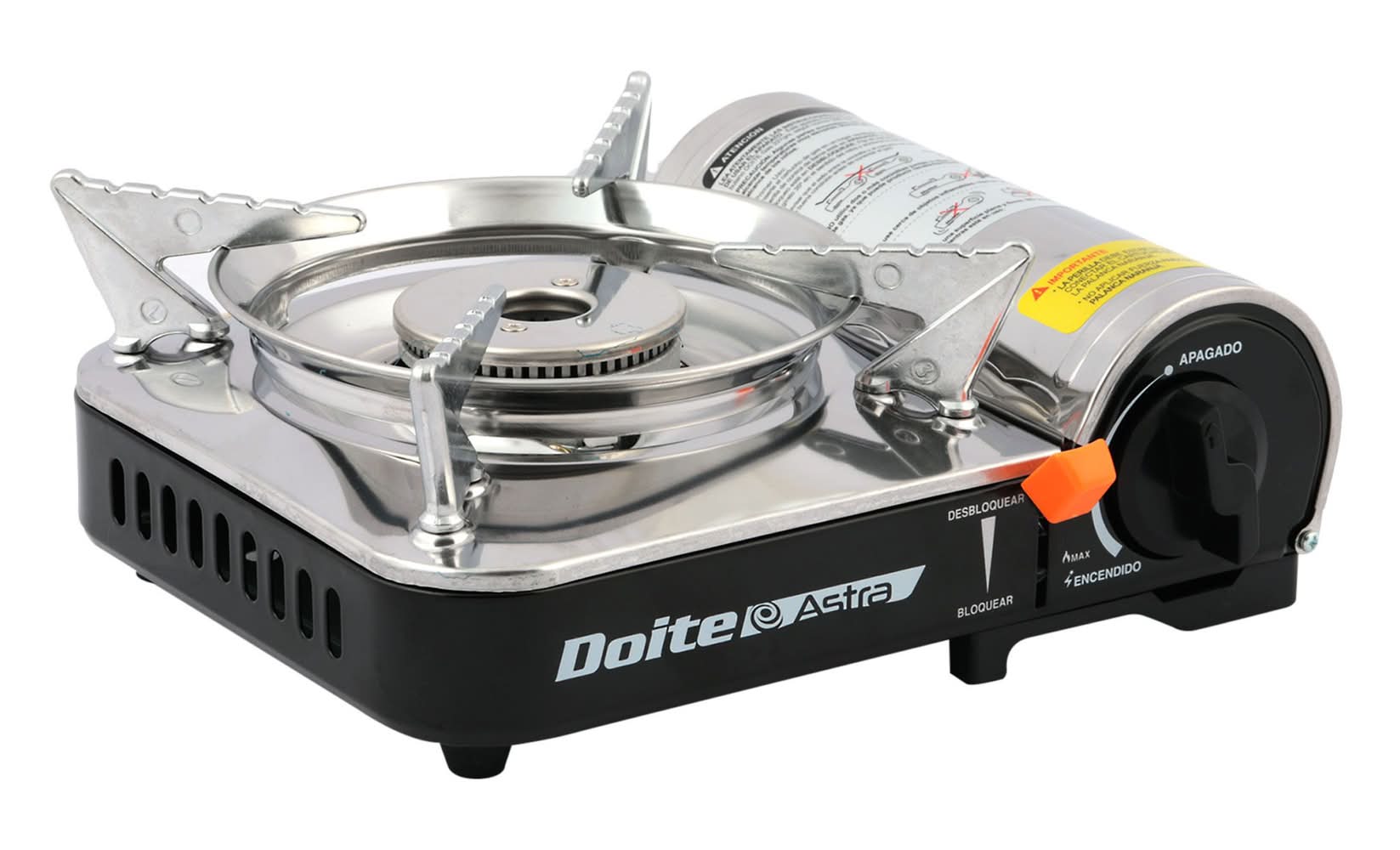 Doite · Cocinilla camping 1 quemador astra + 4 latas gas