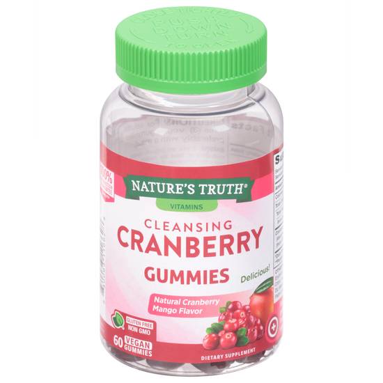 Nature's Truth Cleansing Cranberry Gummies (60 ct)