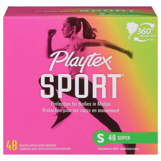 Playtex Sport Super Protection Tampons (48 ct)