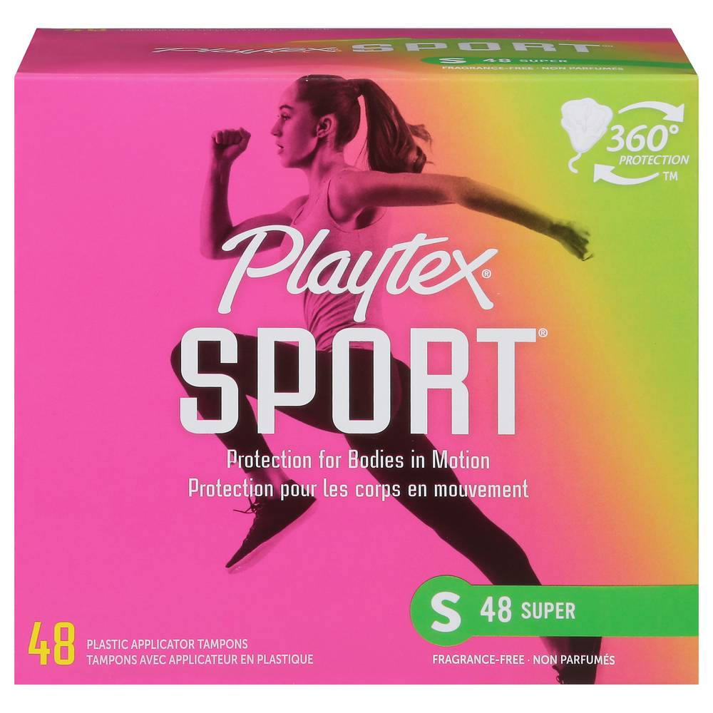 Playtex Sport Super Protection Tampons (12.7 oz, 48 ct)