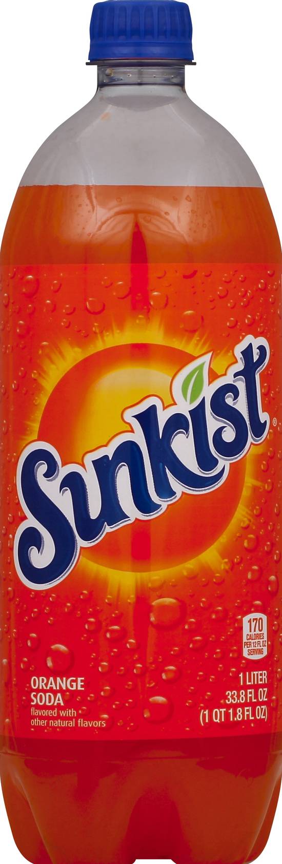 Sunkist Orange Soda (1 ct, 33.8 fl oz)