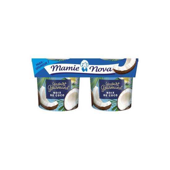 Yaourts gourmands noix de coco MAMIE NOVA 2x150g