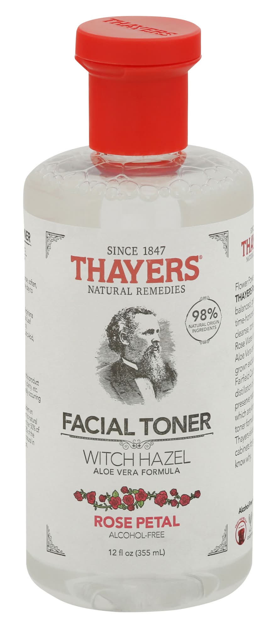 Thayers Witch Hazel Facial Toner, Rose Petal (12 fl oz)