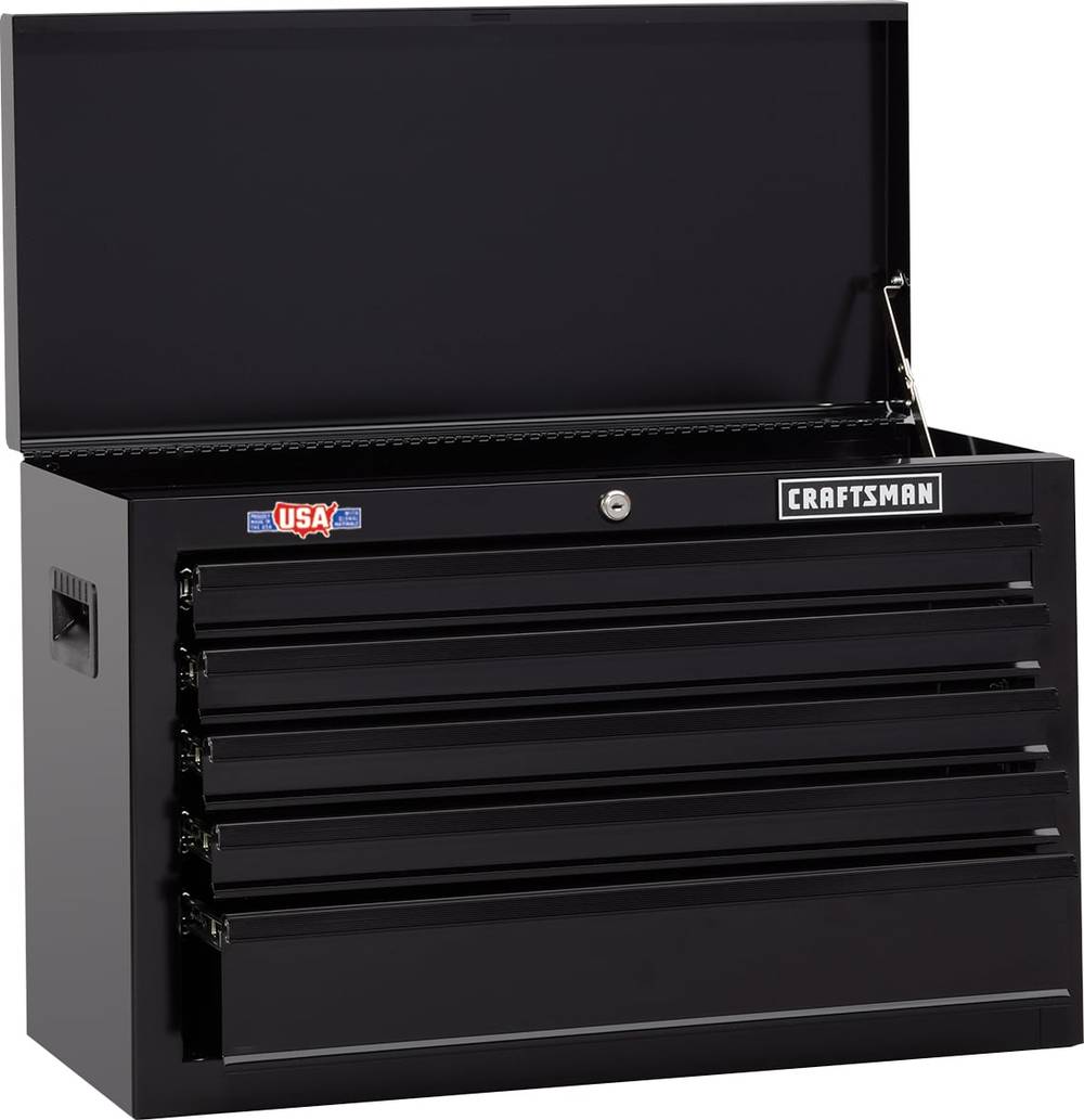 CRAFTSMAN Drawer Steel Tool Chest, Black