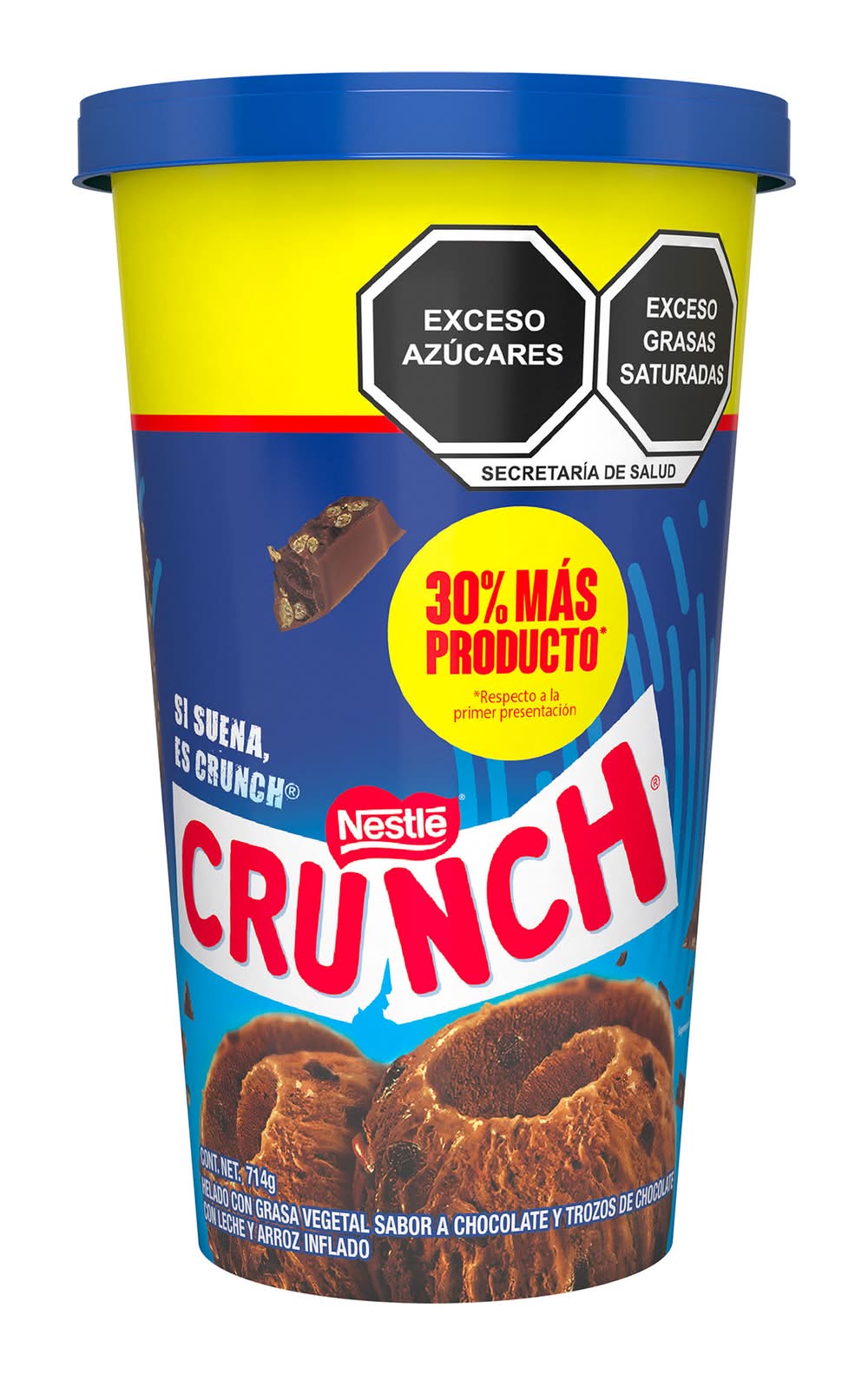 Helados Nestlé · Crunch helado con trozos de chocolate (119 g)