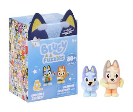 Bluey® Fuzzies Surprise Collectible Figures 2‑Pack Bluey