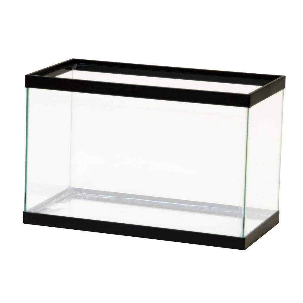 Aqueon Standard Glass Rectangle Aquarium For Fish, Black