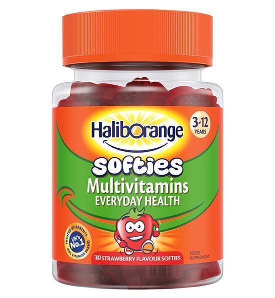 Haliborange 3-12 Years Multivitamins Everyday Health - 30 Strawberry Flavour Softies