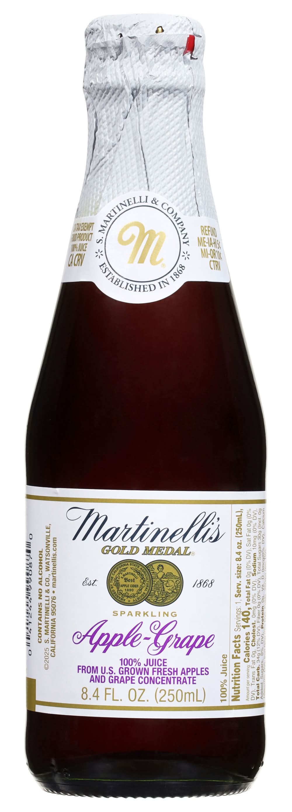 Martinelli's Apple Grape Juice (8.4 fl oz)