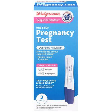 Walgreens One Step Pregnancy Tests