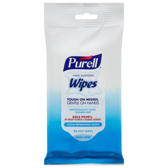 Purell Clean Refreshing Scent Hand Sanitizer Wipes