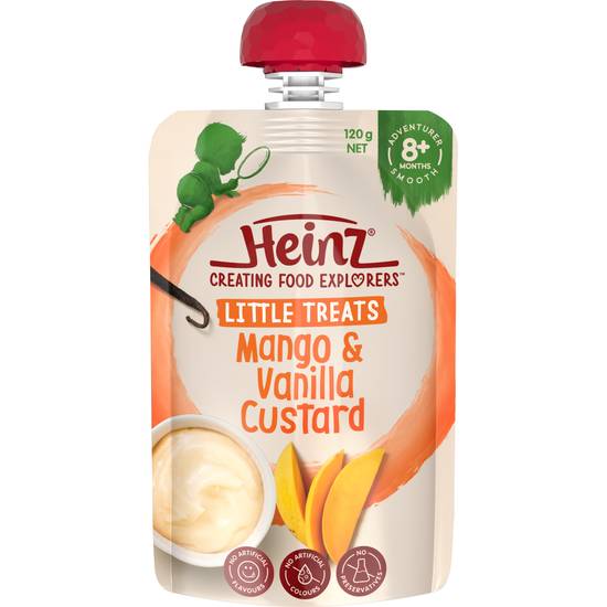 Heinz Mango & Vanilla Custard Pouch 8m+ 120g