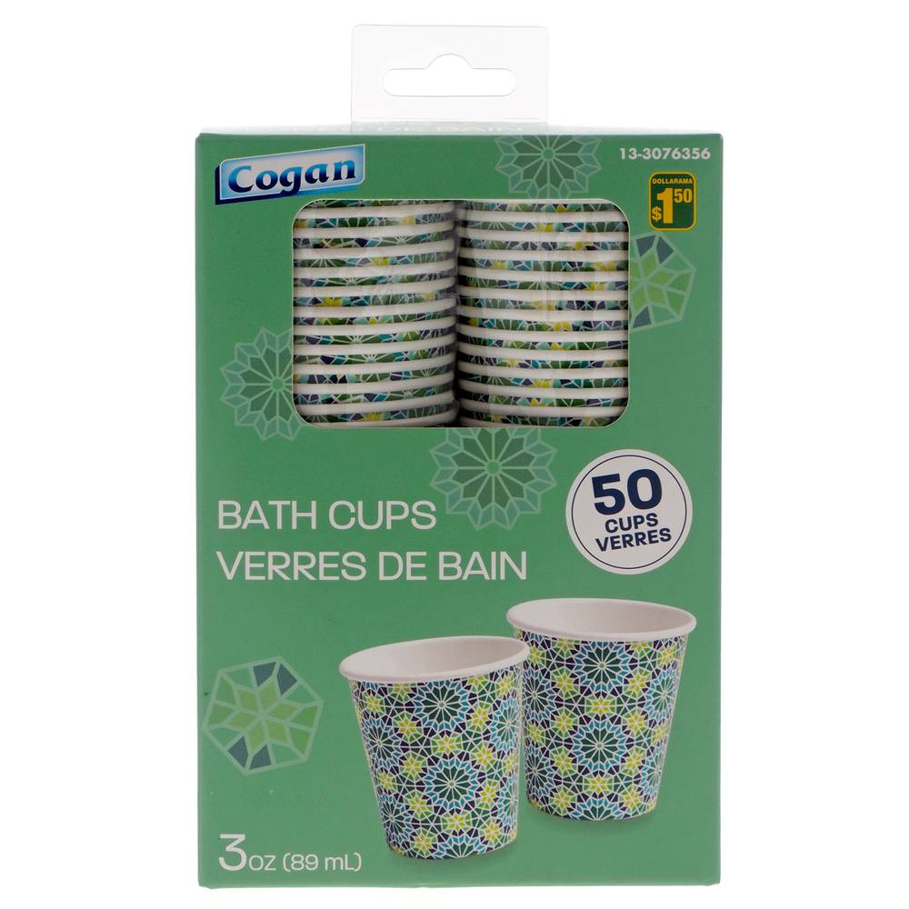 Paper Bathroom Cups, 50pc