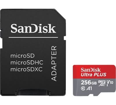 SanDisk Ultra Plus 256gb Microsd