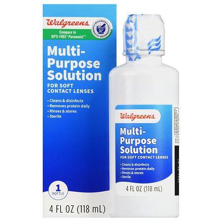 Walgreens Multi-Purpose Solution for Soft Contact Lenses - 4.0 fl oz
