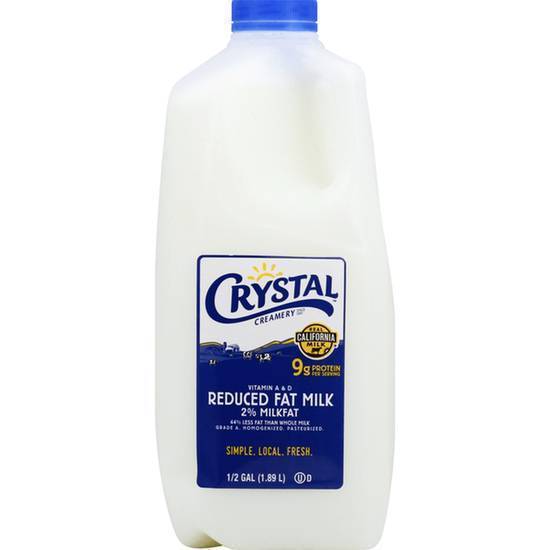 Crystal Creamery 2% Milk (0.5 gal.)