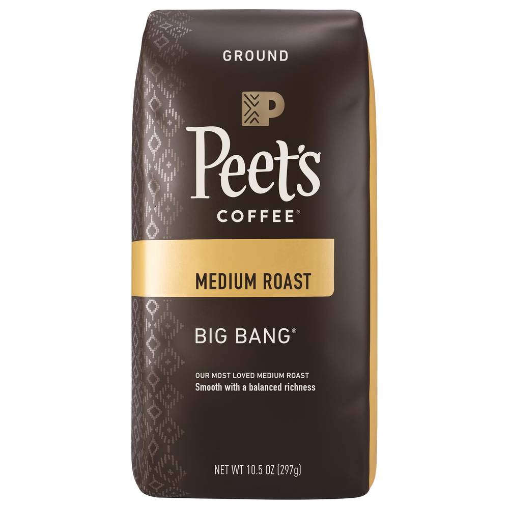 Peet's Coffee Big Bang Medium Roast Ground Coffee (10.5 oz)