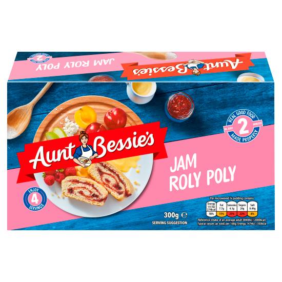 Aunt Bessie's Jam Roly Poly (300g)