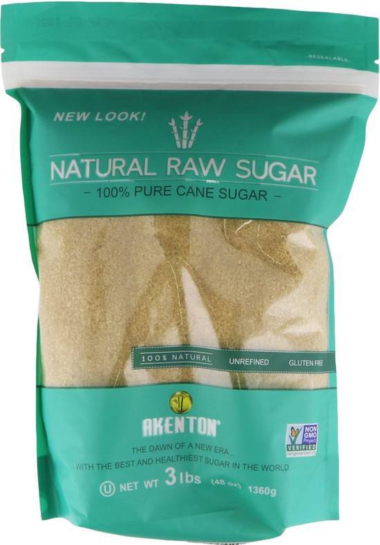 Akenton 100% Pure Natural Raw Sugar