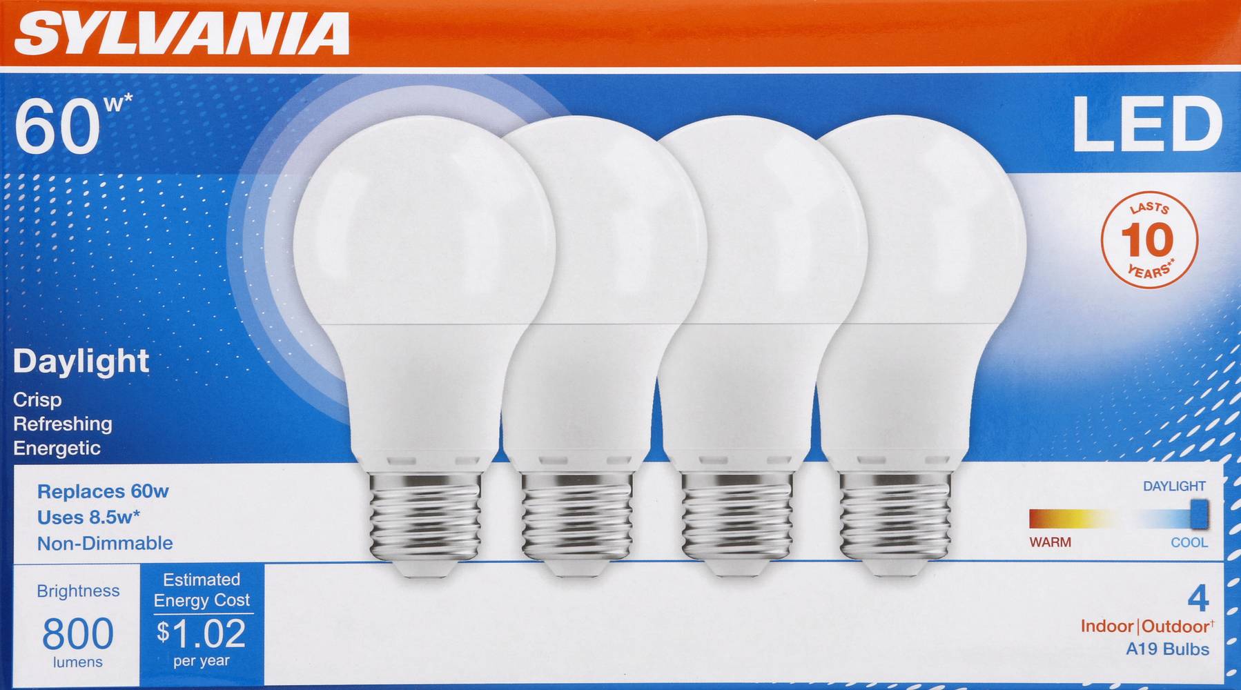 Sylvania 60W Daylight 10yr