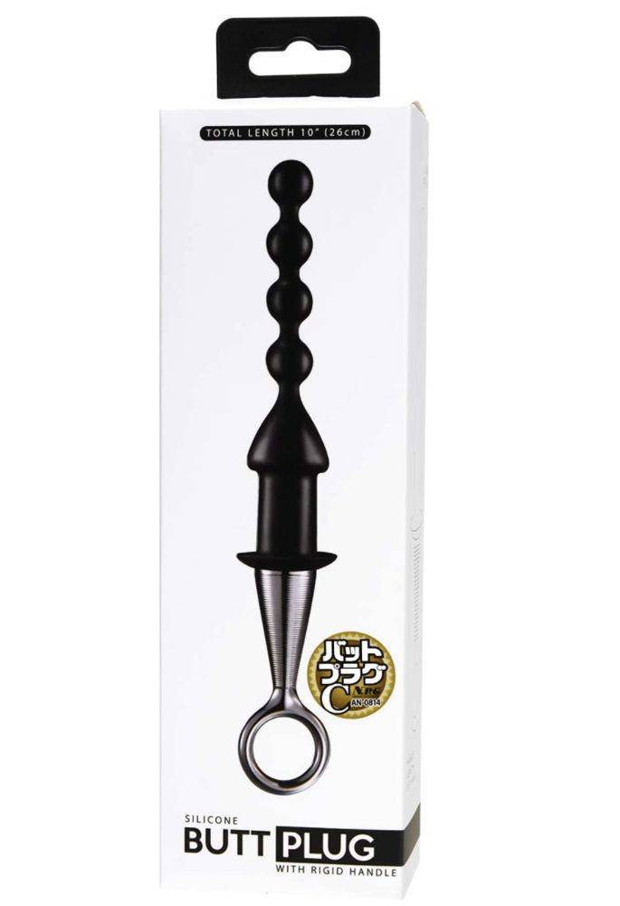 Nmc Plug anal escalonado em silicone com bolas e alça plástica removível  silicone butt plug Delivery Near Me | Order Online